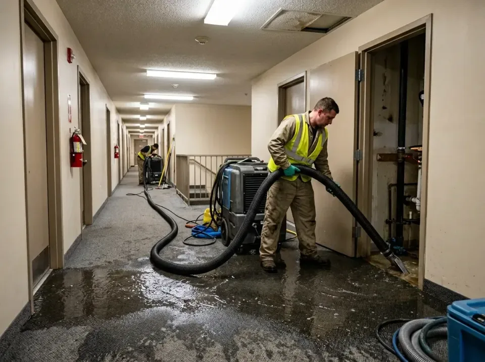 multi-unit-apartment-hallway-f-005 — frequently asked questions, Emergency Burst Pipe Water Extraction & Removal in Port Jef…